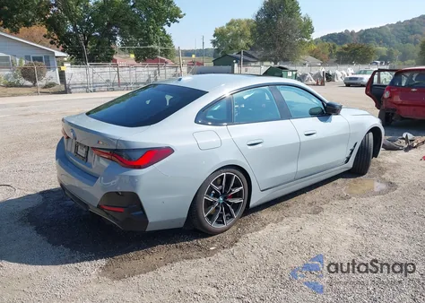 2024 BMW I4 M50 z USA, uszkodzony, nr VIN WBY33AW03RFR97909